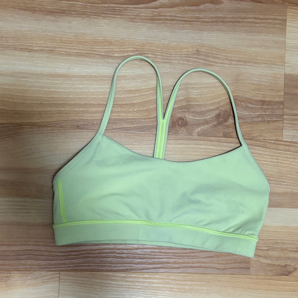 Lululemon Women's Lime Green Sports Bra size 8